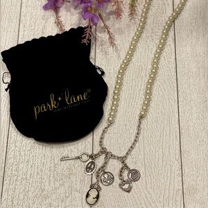 NWT Park Lane Pearl Necklace with Vintage Charms